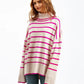 Belle Striped Turtleneck Pullover