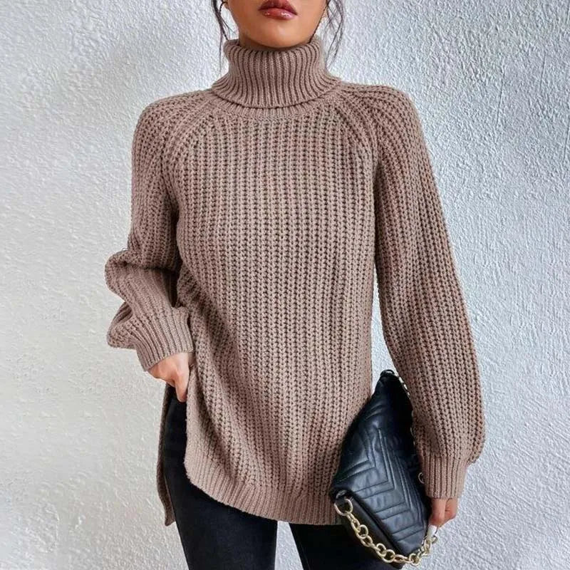 Zoe- Knitted Turtleneck Sweater