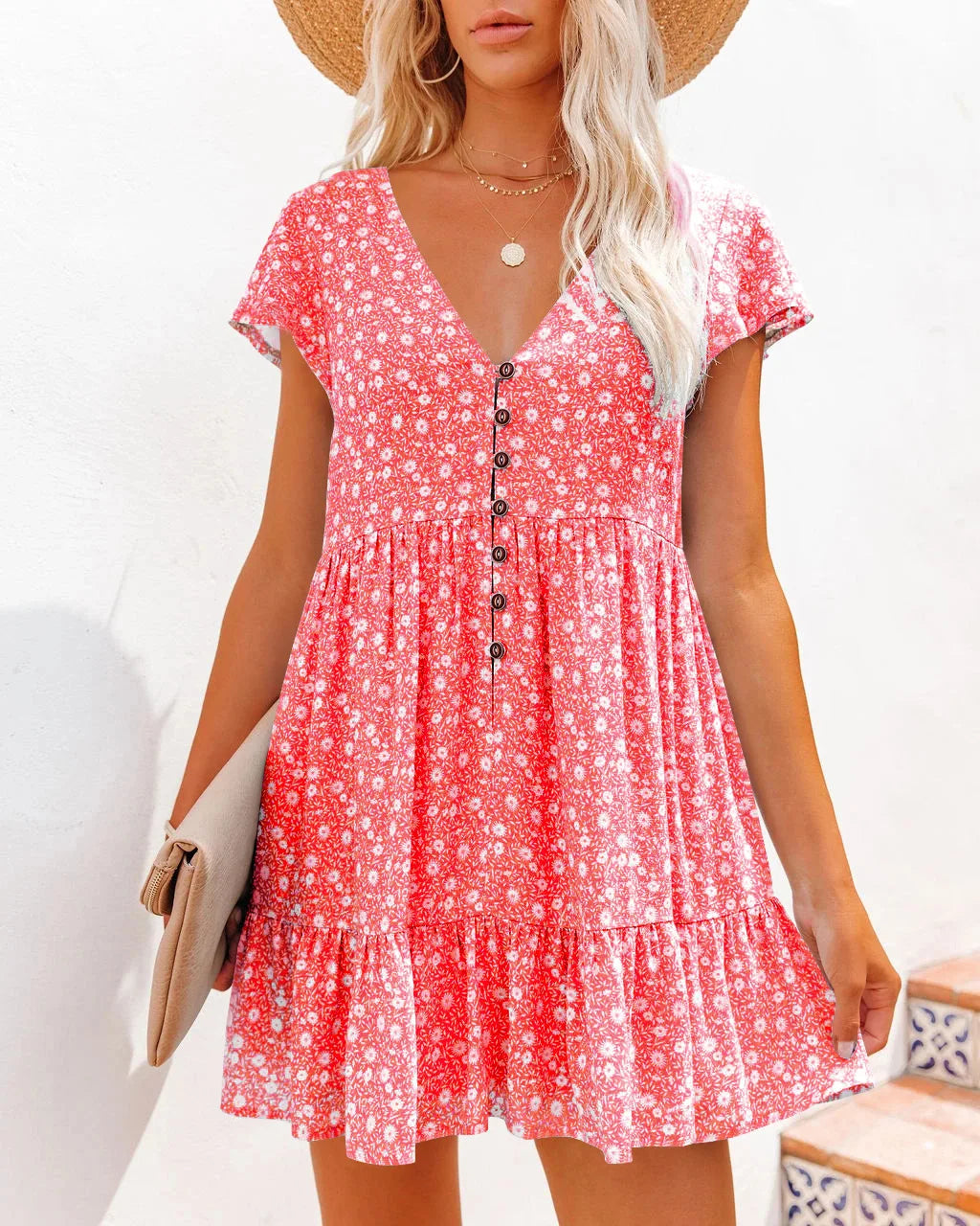 Dona Polka-dot Summer Dress