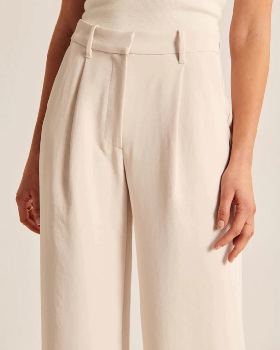 Hannah Wide-Leg Tailored Trousers