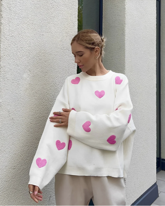 Sienna Cosy Heart Sweater