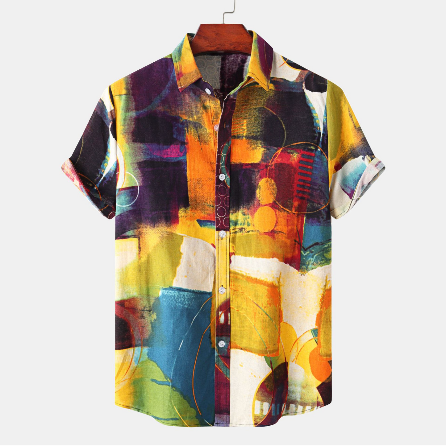 VINCÉNZIO VIBRANT LINEN SHIRT