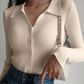 Maisie Stylish Knitted Long sleeve Top