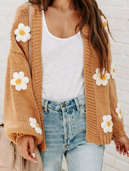 Daisy Knitted Cardigan