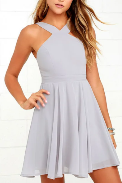 Aubree Halter Dress