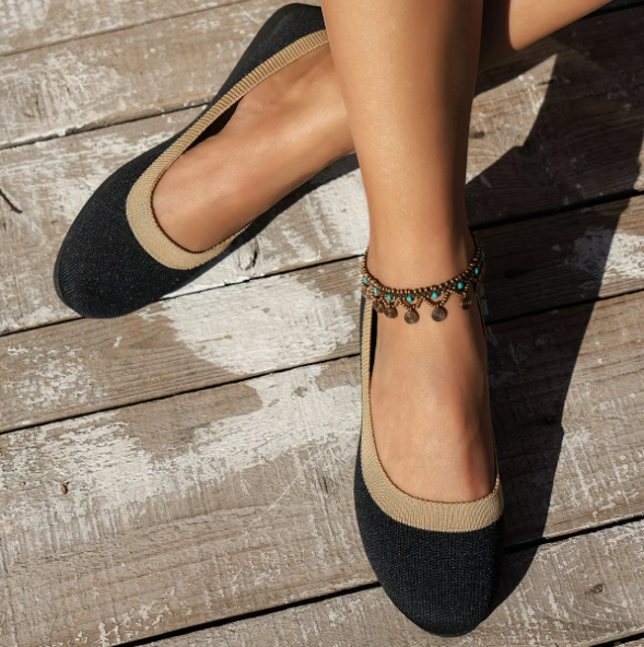 Emaline Round Toe Flats