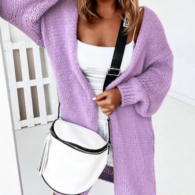 Lany Knitted Long Cardigan