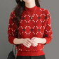 Heart Knitted Sweater