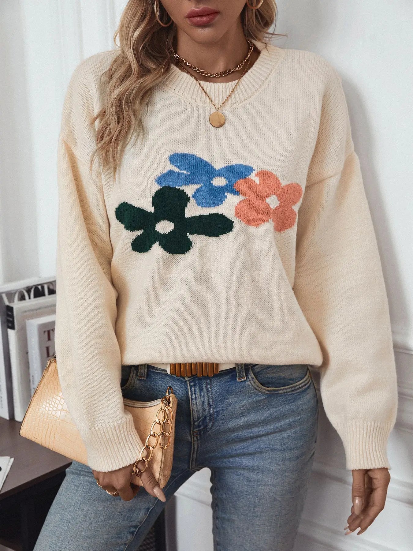 Kasey Floral Sweater