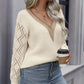 Emily V-Neck Long Sleeve Sweater