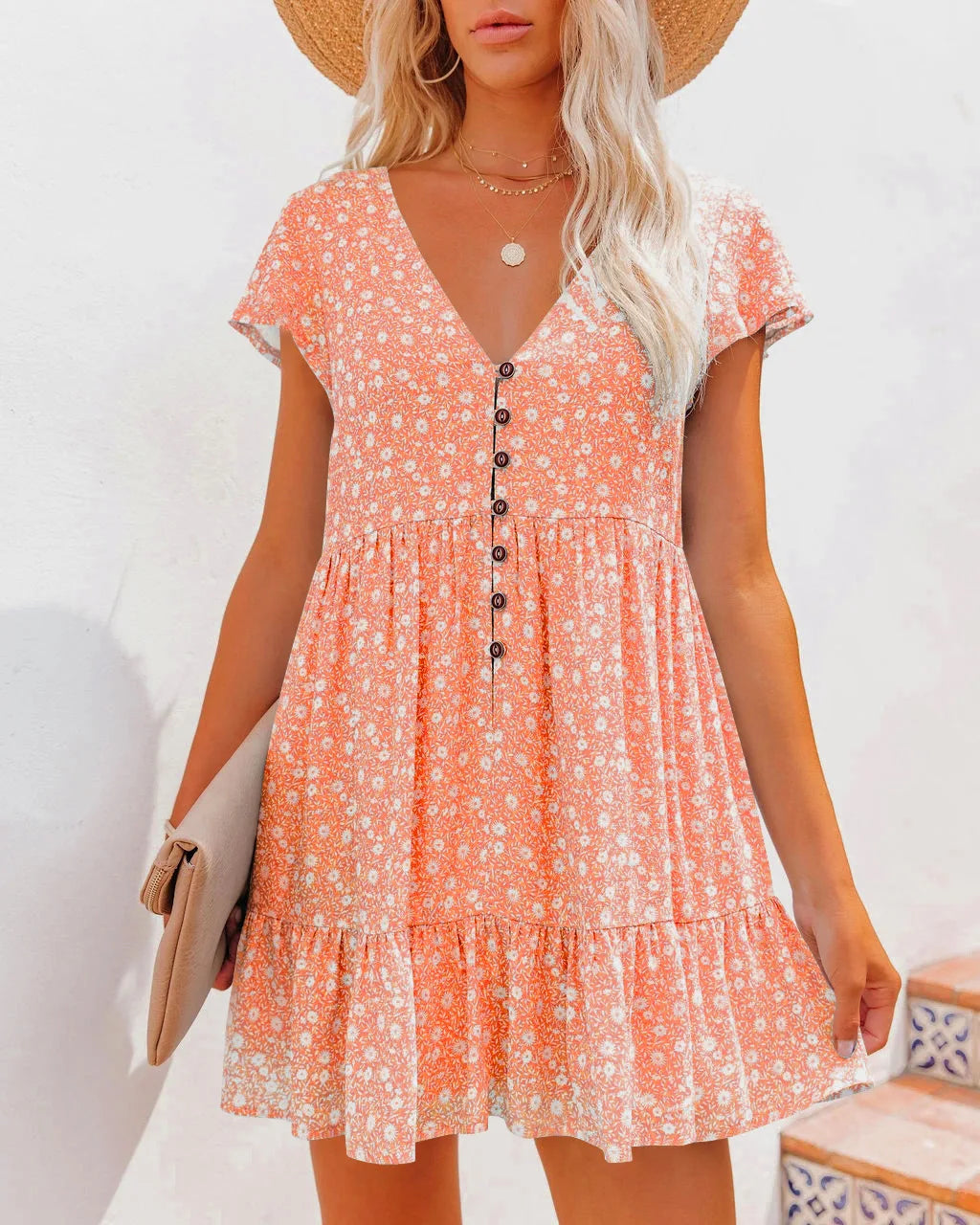 Dona Polka-dot Summer Dress