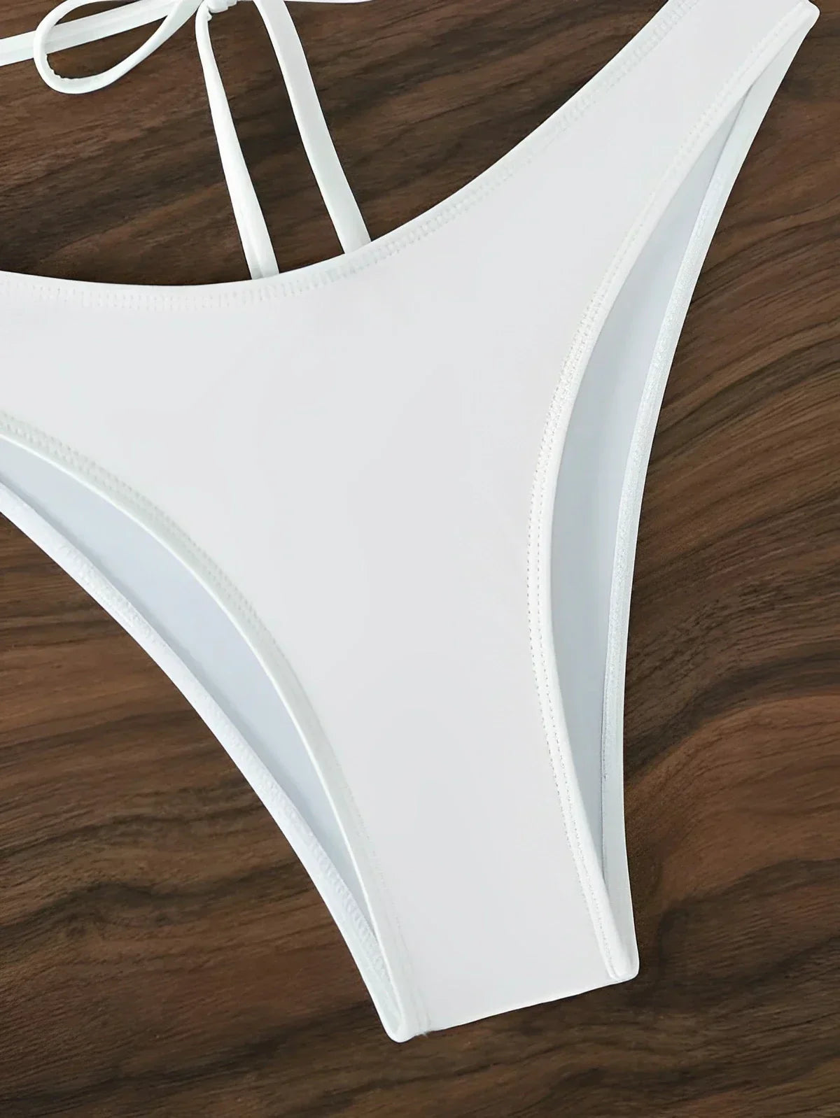 Triangle Bikini with Shell Decoration