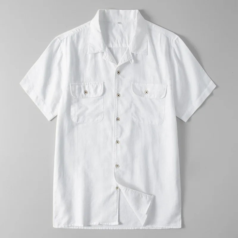 Empire Linen Button-Up Shirt