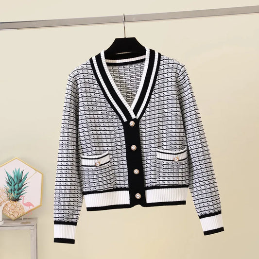 Maya Knitted V-Neck Jacket