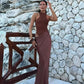 Elegant Hollow Out Maxi Dress