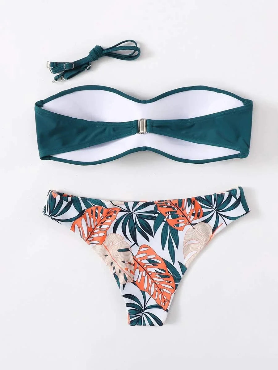 Bandeau Tropical Bikini