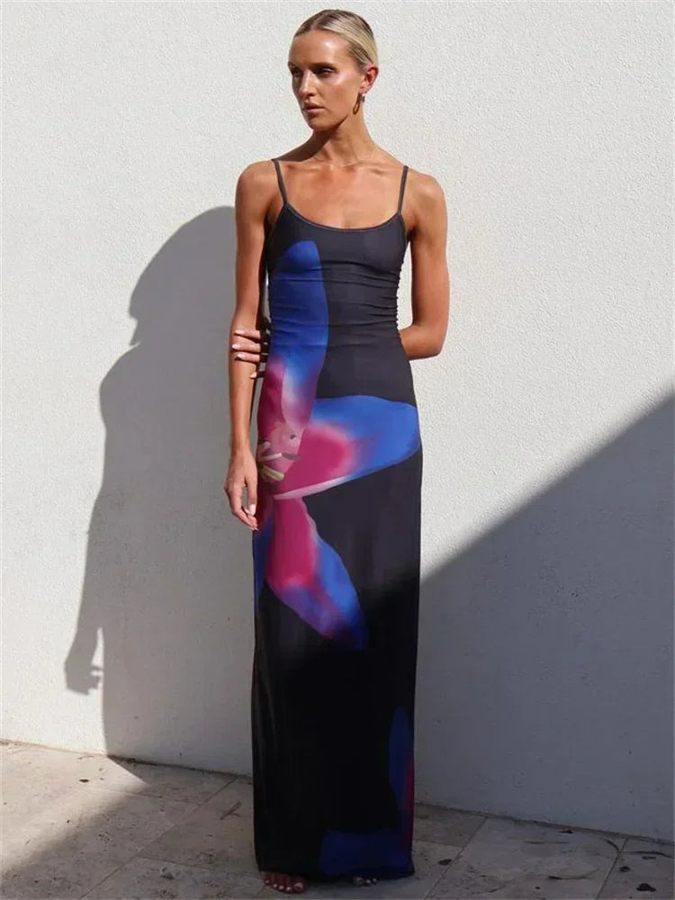 Sophie - Elegant Backless Maxi Dress