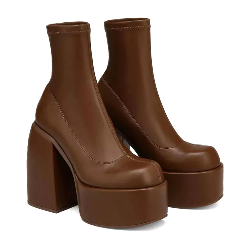 Sofia Tassou Platform Boots