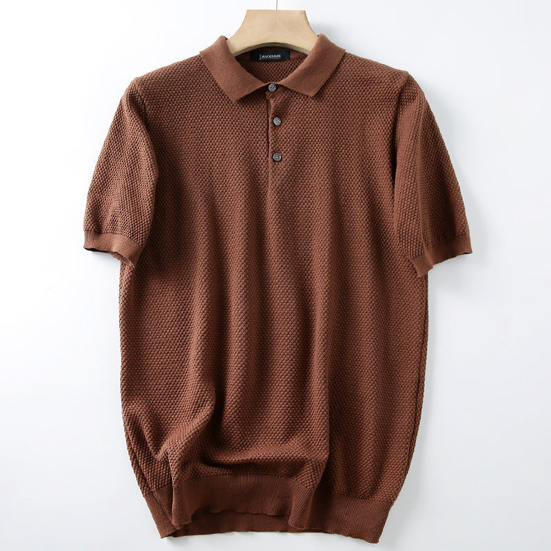 Lugen Knitted Polo Shirt