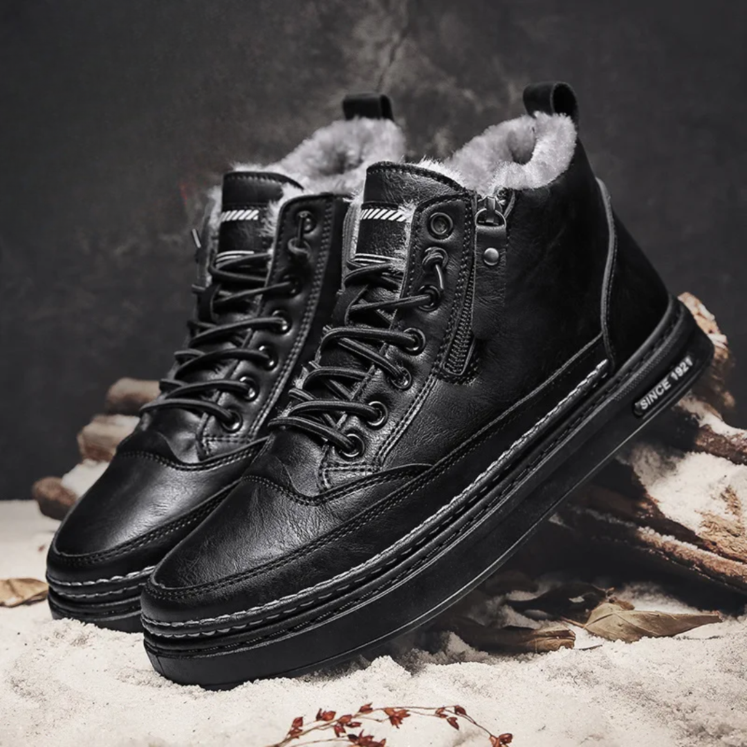 Bryson | Wide-fit Leather Winter Boots