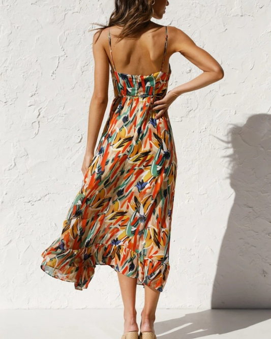 ZANA - Colorful Midi Dress