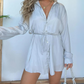 SATIN NIGHTS - CASUAL ROMPER DRESS