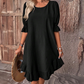 Deli - Dress with Puffed Sleeves