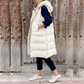 Aspen - Sleeveless Long Puffer Jacket