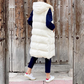 Aspen - Sleeveless Long Puffer Jacket