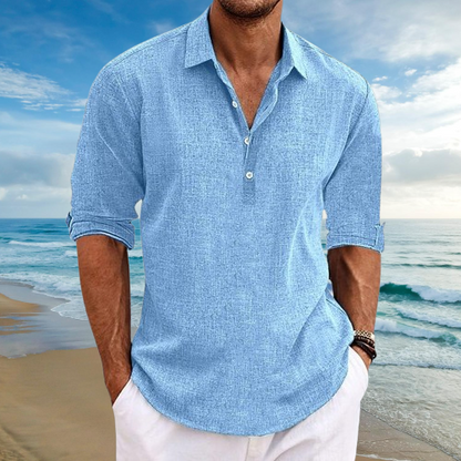 Carlo™ - Classic Linen Shirt