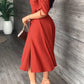 Elegant Off-shoulder Midi Dress