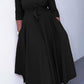 Tie Front 3/4 Length Sleeve Dress