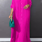 Trendy Pleated Smock Maxi Dress