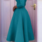 So Splendid 3/4 Sleeve Swing Dress