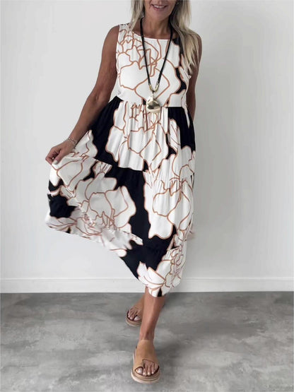 Aveline™ | Elegant dress with floral print