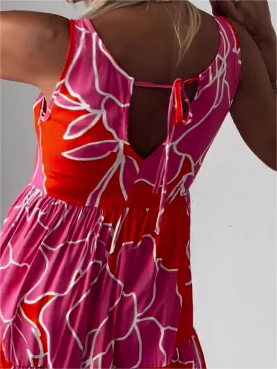 Aveline™ | Elegant dress with floral print