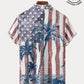 Hawaiian Graphic Cotton Linen Shirt