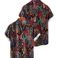 Graffiti Painted Cotton Linen Shirt