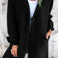 Isa | Casual long coat with lapels