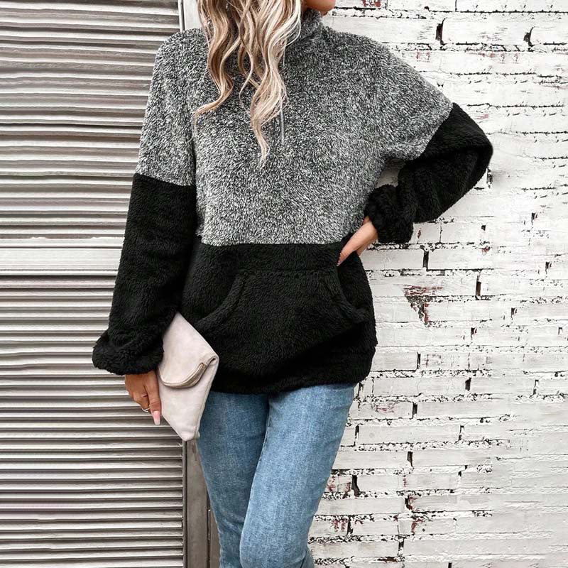 Colour Block Casual Sweatshirt