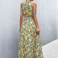 NADIA FLORAL TIE WAIST MAXI DRESS