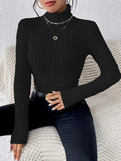 AVERY - Stylish turtleneck jumper