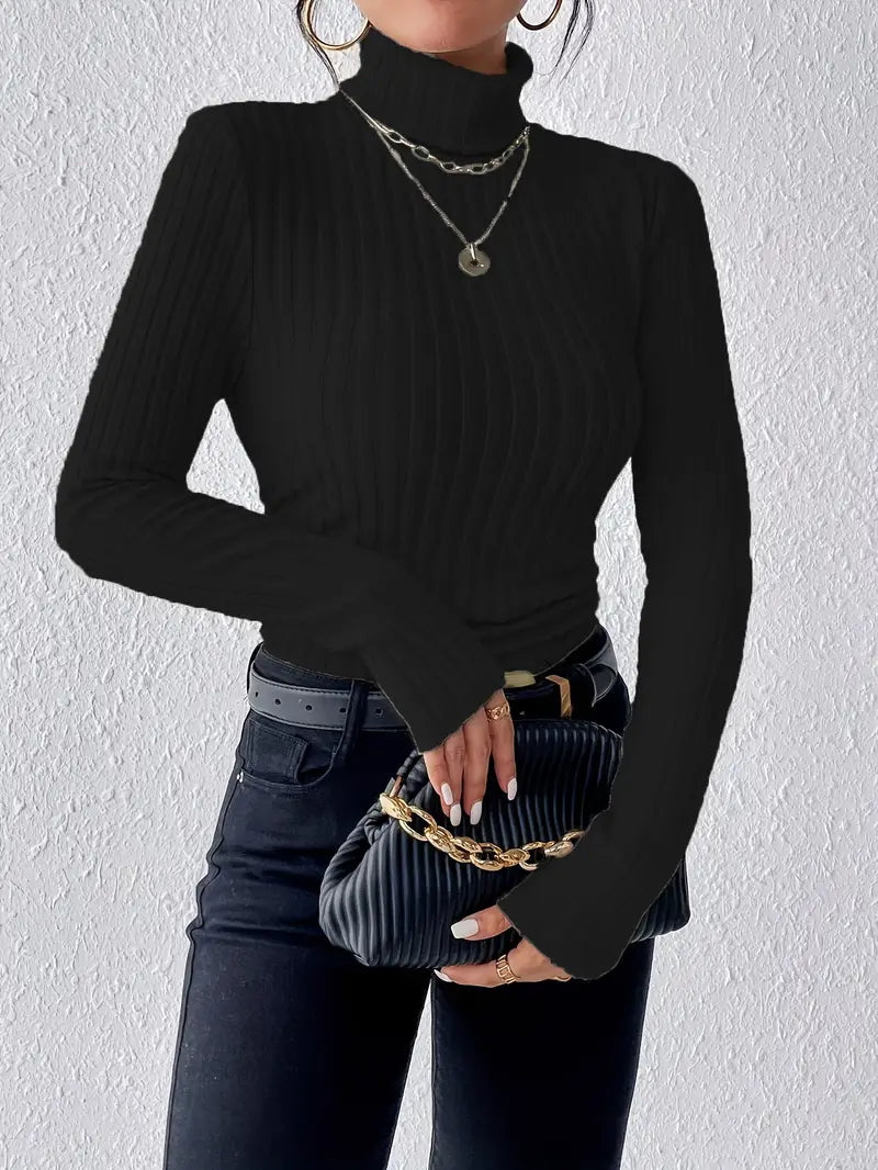 AVERY - Stylish turtleneck jumper