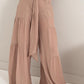 TESA WIDE LEG TIE FRONT PANTS