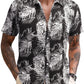 Casual Linen Blend Printed Shirt (US Only)