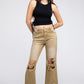 MIA DISTRESSED VINTAGE WIDE LEG PANTS