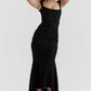 VelvetBloom Maxi Dress