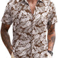 Casual Linen Blend Printed Shirt (US Only)