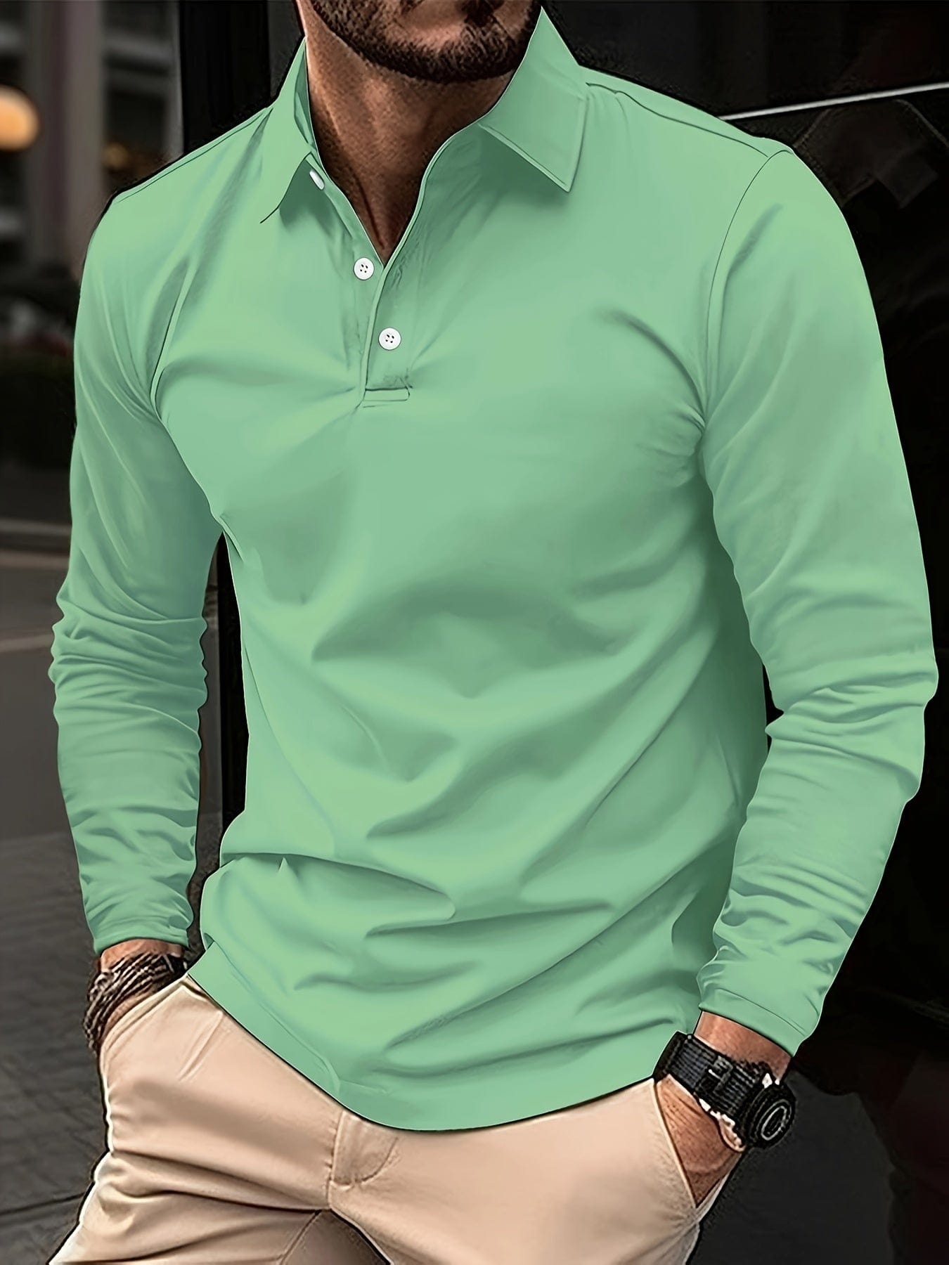 Eli |  Long-Sleeve Polo