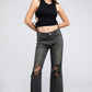 MIA DISTRESSED VINTAGE WIDE LEG PANTS